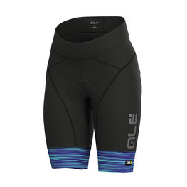 ALÉ Cyklistické kalhoty krátké bez laclu - THE END LADY - černá/modrá