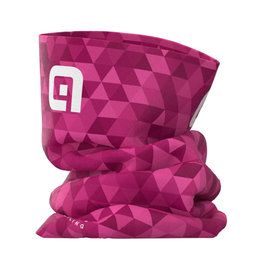ALÉ Cyklistický nákrčník - TRIANGLES - fialová/růžová