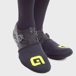 ALÉ Cyklistické návleky na tretry - SHIELD - žlutá/černá