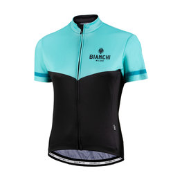 BIANCHI MILANO Cyklistický dres s krátkým rukávem - GINOSA LADY - modrá/černá