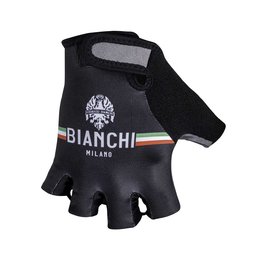 BIANCHI MILANO Cyklistické rukavice krátkoprsté - ENAS - černá