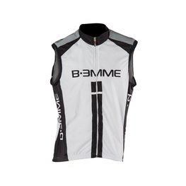 Cyklistická vesta - ALPE D'HUEZ - černá/bílá