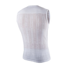 BIOTEX Cyklistické triko bez rukávů - WINDPROOF - bílá