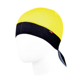 BIOTEX Cyklistická bandana - POWERFLEX NET - černá/žlutá