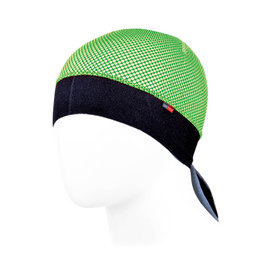 BIOTEX Cyklistická bandana - POWERFLEX NET - černá/zelená