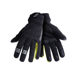 BIOTEX Cyklistické rukavice dlouhoprsté - EXTRAWINTER - černá/žlutá