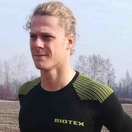 BIOTEX Cyklistické triko s dlouhým rukávem - 3D - žlutá/černá