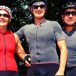 BIOTEX Cyklistický dres s krátkým rukávem - SOFFIO - šedá