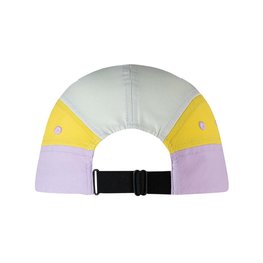 BUFF Cyklistická čepice - DOMUS LILAC - bílá/fialová/žlutá
