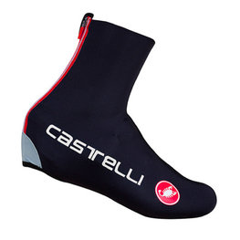 CASTELLI Cyklistické návleky na tretry - DILUVIO C - černá