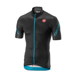 CASTELLI Cyklistický dres s krátkým rukávem - ENTRATA 3.0 - šedá/světle modrá