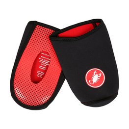 CASTELLI Cyklistické návleky na tretry - TOE THINGY 2 - červená/černá