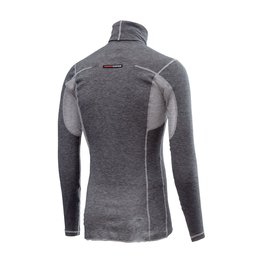 CASTELLI Cyklistické triko s dlouhým rukávem - FLANDERS WARM NECK - šedá
