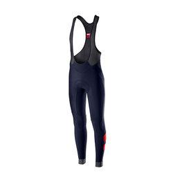CASTELLI Cyklistické kalhoty dlouhé s laclem - VELOCISSIMO 4 WINTER - modrá