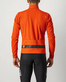 CASTELLI Cyklistická zateplená bunda - RADDOPPIA 3 - červená