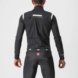 CASTELLI Cyklistická zateplená bunda - ALPHA RoS 2 - antracitová