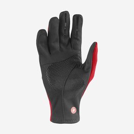 CASTELLI Cyklistické rukavice dlouhoprsté - MORTIROLO WINTER - červená