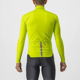 CASTELLI Cyklistický dres s dlouhým rukávem zimní - PRO THERMAL - žlutá