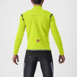 CASTELLI Cyklistická zateplená bunda - PERFETTO ROS 2 - žlutá