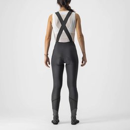 CASTELLI Cyklistické kalhoty dlouhé s laclem - VELOCISSIMA DT LADY - černá