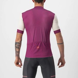 CASTELLI Cyklistický dres s krátkým rukávem - GIRO D'ITALIA 2024 - bílá/fialová