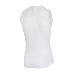 CASTELLI Cyklistické triko bez rukávů - PRO ISSUE - bílá