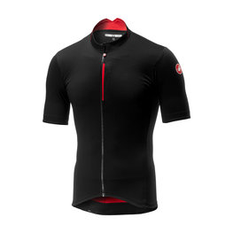 CASTELLI Cyklistický dres s krátkým rukávem - ESPRESSO - černá