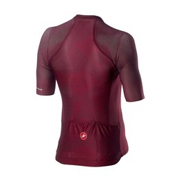 CASTELLI Cyklistický dres s krátkým rukávem - CLIMBER'S 3.0 - bordó