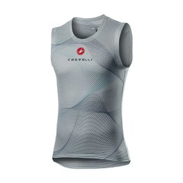 CASTELLI Cyklistické triko bez rukávů - PRO MESH - šedá