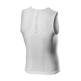 CASTELLI Cyklistické triko bez rukávů - CORE SEAMLESS - bílá