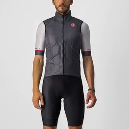 CASTELLI Cyklistická vesta - ARIA - šedá