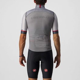 CASTELLI Cyklistická vesta - ARIA - stříbrná