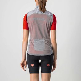 CASTELLI Cyklistická vesta - ARIA LADY - stříbrná