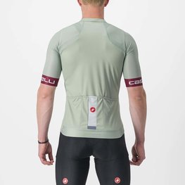 CASTELLI Cyklistický dres s krátkým rukávem - ENTRATA VI - zelená