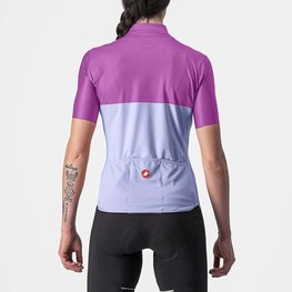 CASTELLI Cyklistický dres s krátkým rukávem - VELOCISSIMA LADY - fialová