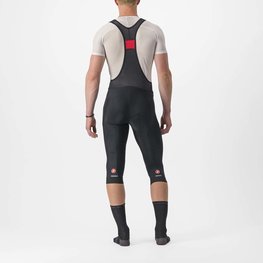 CASTELLI Cyklistické kalhoty krátké s laclem - ENTRATA 2 3/4 - černá