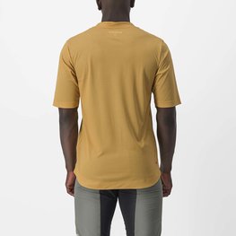 CASTELLI Cyklistický dres s krátkým rukávem - TRAIL TECH 2 - žlutá