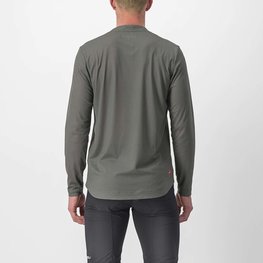 CASTELLI Cyklistický dres s dlouhým rukávem letní - TRAIL TECH 2 - šedá