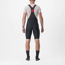 CASTELLI Cyklistické kalhoty krátké s laclem - UNLIMITED CARGO - černá