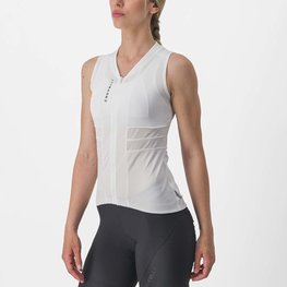 CASTELLI Cyklistický dres bez rukávů - ANIMA 4 LADY - ivory
