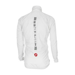 CASTELLI Cyklistická větruodolná bunda - SQUADRA ER - bílá