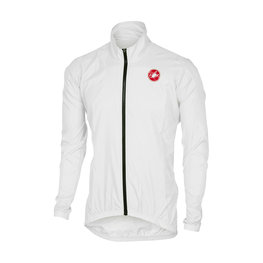 CASTELLI Cyklistická větruodolná bunda - SQUADRA ER - bílá