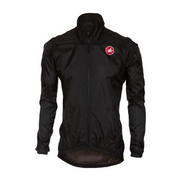 CASTELLI Cyklistická větruodolná bunda - SQUADRA ER - černá