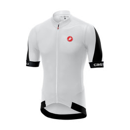 CASTELLI Cyklistický dres s krátkým rukávem - VOLATA 2.0 - černá/bílá
