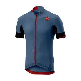 CASTELLI Cyklistický dres s krátkým rukávem - AERO RACE 4.1 SOLID - modrá