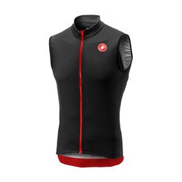 CASTELLI Cyklistický dres bez rukávů - ENTRATA 3.0 - černá/červená