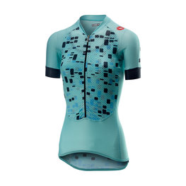 CASTELLI Cyklistický dres s krátkým rukávem - CLIMBER'S LADY - modrá