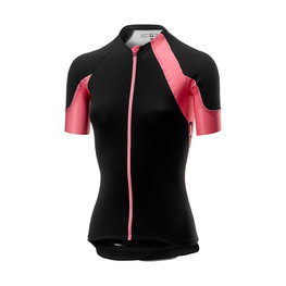CASTELLI Cyklistický dres s krátkým rukávem - SCHEGGIA 2.0 LADY - růžová/černá
