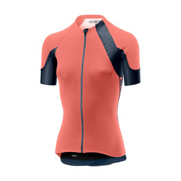 CASTELLI Cyklistický dres s krátkým rukávem - SCHEGGIA 2.0 LADY - šedá/růžová