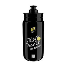ELITE Cyklistická láhev na vodu - FLY TDF MAP 550ml - černá